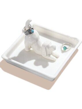 Charming Dog Mom Jewelry Holder Dish - Perfect Gift for Dog Lovers & Pet Moms